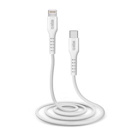 SBS TECABLELIGTC1W USB-C - Lightning Cable MFi Certified, 1m - White | Techbox