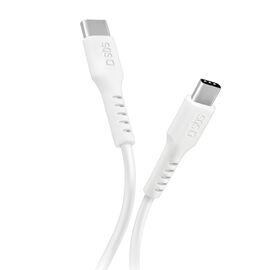 SBS TECABLETCC10W USB-C Cable - USB-C Power Delivery 25W 1 m - white | Techbox