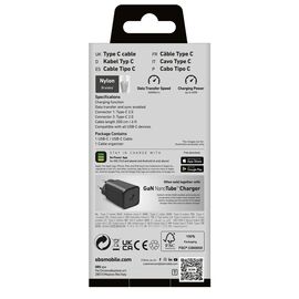 SBS TECABLETISSUETCC2G Cable 2 x USB-C 2m 60W with Power Delivery - Gray | Techbox