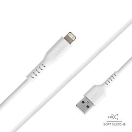 SBS TECABLEUSBIP589W USB-A - Lightning Cable - White | Techbox