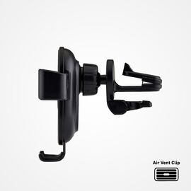 Smartphone holder with inductive charger SBS TESUPWIR10CLIPSTG 10W - black - Smartphone Holders - Smartphones - Techbox