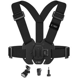 Tech-Protect GA100 Chest Mount for GoPro / DJI - Black