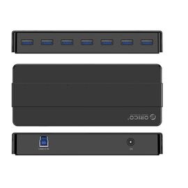 Hub Orico H7928-U3-V1 7x USB-A 3.0 - black | Techbox