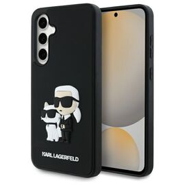 Karl Lagerfeld 3D Rubber Karl&amp;Choupette Case for Samsung Galaxy S24 FE - Black | Techbox