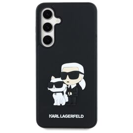 Karl Lagerfeld 3D Rubber Karl&amp;Choupette Case for Samsung Galaxy S24 FE - Black | Techbox