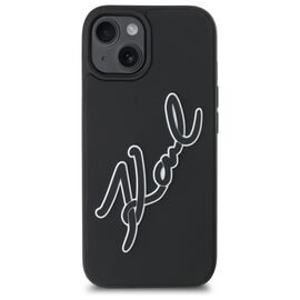 Karl Lagerfeld 3D Rubber Signature iPhone 15 Case - Black - Uncategorized Cases (2) - Cases - Techbox