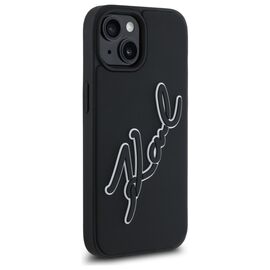 Karl Lagerfeld 3D Rubber Signature iPhone 15 Case - Black - Uncategorized Cases (2) - Cases - Techbox