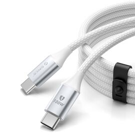 Orico CDX 100W 5A Power Delivery USB-C - USB-C 1m Cable - White - Cables & Adapters - Cables & Accessories - Techbox