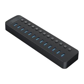 Orico CT2U3-13AB 13x USB-A 3.0 Hub with Switches - Black - USB Hubs & Card Readers - Peripherals - Techbox