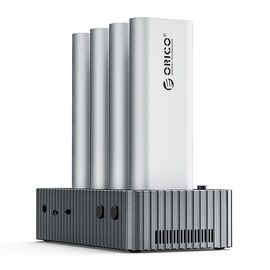 Orico IT48N-C 4-Disk Docking Station with M.2 NVME Clone Function - Gray - Cases & Accessories - Hard Drives - Techbox