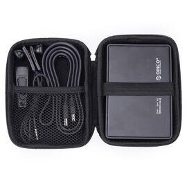 Orico PHD-25 protective case for a 2.5" portable drive - black | Techbox