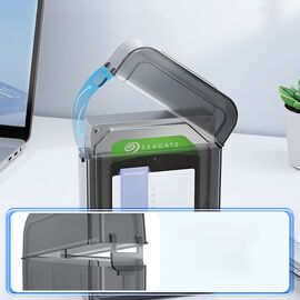 Orico PPH-25 protective case 2.5" disk box - semi-transparent, gray | Techbox