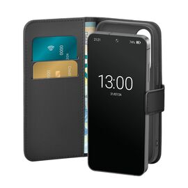 Puro Booklet Case with Flip and Wallet for Samsung Galaxy S25+ - Black | Techbox