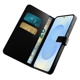 Puro Booklet Case with Flip and Wallet for Samsung Galaxy S25+ - Black - Uncategorized Cases (2) - Cases - Techbox