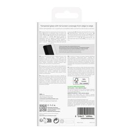 Puro Frame Tempered Glass with Black Frame for Samsung Galaxy S25 Ultra | Techbox
