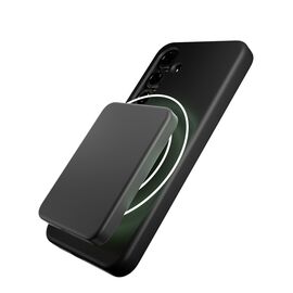 Puro Icon Mag Silicone Case with MagSafe for Samsung Galaxy S25+ - Black - Uncategorized Cases (2) - Cases - Techbox