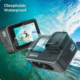 Spigen Glass.tR Slim Tempered Glass + Film 2-Set for GoPro Hero 9 / 10 / 11 / 12 - Transparent - Cameras Accessories - Action Cameras - Techbox