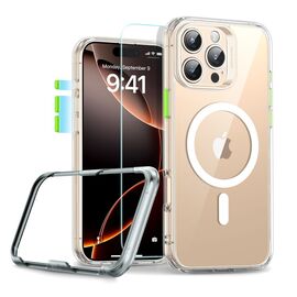 ESR Classic Pro Set Halolock MagSafe Case for iPhone 16 Pro Max - Clear | Techbox