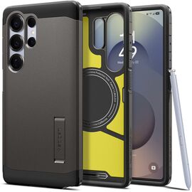 Spigen Tough Armor MagSafe Case for Samsung Galaxy S25 Ultra - Gray - Samsung Cases - Cases - Techbox