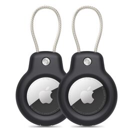 Tech-Protect Rough Vein 2-pack case for Apple AirTag - black - Smartphone Accessories - Cables & Accessories - Techbox