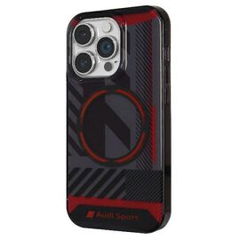 Audi IML Sport MagSafe Case iPhone 14 Pro Max 6.7" black/black hardcase AU-IMLMIP14PM-RSQ/D2-BK | Techbox