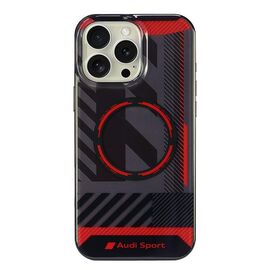 Audi IML Sport MagSafe iPhone 16 Pro Max 6.9" black/black hardcase AUS-IMLMIP16PM-RSQ/D2-BK