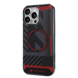 Audi IML Sport MagSafe iPhone 16 Pro Max 6.9" black/black hardcase AUS-IMLMIP16PM-RSQ/D2-BK