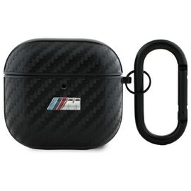 BMW BMA4CMPUCA AirPods 4 cover black/black PU Carbon M Collection - Smartphone Accessories - Cables & Accessories - Techbox