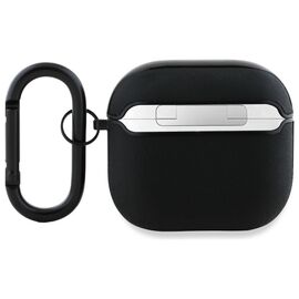 BMW BMA4SSLBK AirPods 4 cover black/black Geniune Leather Silver Logo - Smartphone Accessories - Cables & Accessories - Techbox
