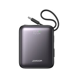 Joyroom JR-PBF27 10000mAh 22.5W Powerbank with Built-in USB-C and Lightning Cables - Black - Travel Chargers - Smartphone Chargers - Techbox