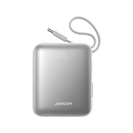 Joyroom JR-PBF27 10000mAh 22.5W Powerbank with Built-in USB-C and Lightning Cables - White - Travel Chargers - Smartphone Chargers - Techbox