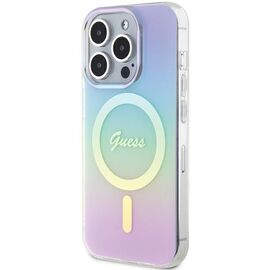 Guess GUHMP15XHITSU iPhone 15 Pro Max 6.7" purple/purple hardcase IML Iridescent MagSafe