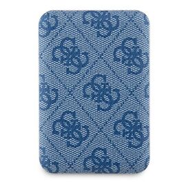 Guess Powerbank inductive 15W GUPB5FP4EMGB 5000mAh blue/blue 4G Leather Metal Logo MagSafe - Powerbanks - Smartphone Chargers - Techbox