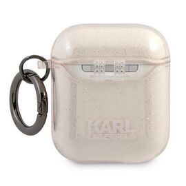 Karl Lagerfeld Glitter Choupette Case for AirPods 1 / 2 - Gold - Smartphone Accessories - Cables & Accessories - Techbox