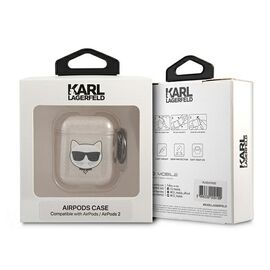 Karl Lagerfeld Glitter Choupette Case for AirPods 1 / 2 - Gold - Smartphone Accessories - Cables & Accessories - Techbox