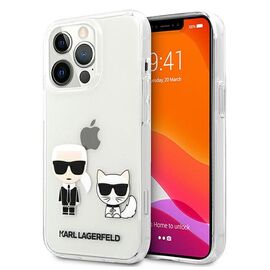 Karl Lagerfeld Karl &amp; Choupette Case for iPhone 13 Pro Max 6.7" - Transparent | Techbox