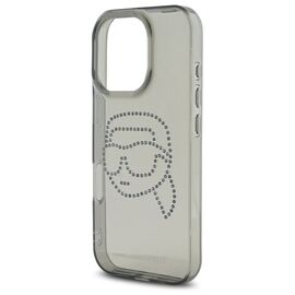 Karl Lagerfeld KLHCP16XHKHDCELK iPhone 16 Pro Max 6.9" black/black hardcase IML Rhinestones Karl Head