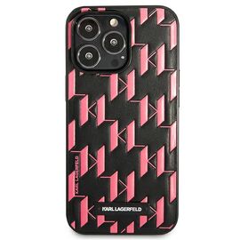 Karl Lagerfeld Monogram Plaque iPhone 13 Pro Max 6.7" Case - Pink | Techbox
