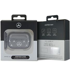 Mercedes MEAP28DPMGS AirPods Pro 2 (2022/2023) cover black Large Star Pattern | Techbox