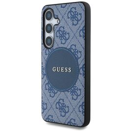 Guess 4G Round Patch Classic Logo MagSafe case for Samsung Galaxy S25 Plus blue | Techbox