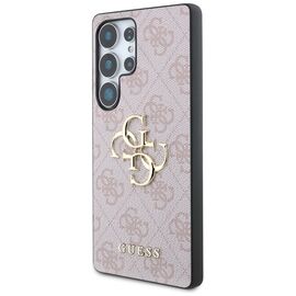 Guess Big 4G Logo Classic Logo Case for Samsung Galaxy S25 Ultra Pink - Samsung Cases - Cases - Techbox