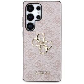 Guess Big 4G Logo Classic Logo Case for Samsung Galaxy S25 Ultra Pink - Samsung Cases - Cases - Techbox