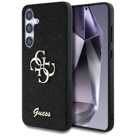 Guess Fixed Glitter Big 4G Metal Logo case for Samsung Galaxy S25 Plus black | Techbox