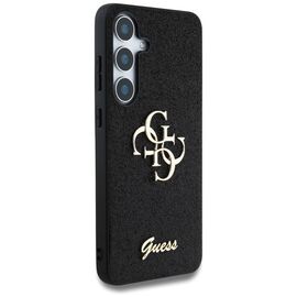 Guess Fixed Glitter Big 4G Metal Logo case for Samsung Galaxy S25 Plus black | Techbox