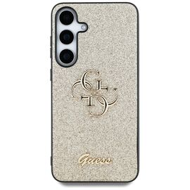 Guess Fixed Glitter Big 4G Metal Logo case for Samsung Galaxy S25 Plus gold | Techbox