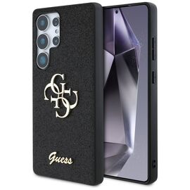 Guess Fixed Glitter Big 4G Metal Logo case for Samsung Galaxy S25 Ultra black | Techbox