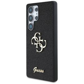 Guess Fixed Glitter Big 4G Metal Logo case for Samsung Galaxy S25 Ultra black | Techbox