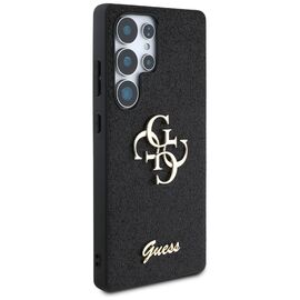Guess Fixed Glitter Big 4G Metal Logo case for Samsung Galaxy S25 Ultra black | Techbox