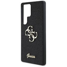 Guess Fixed Glitter Big 4G Metal Logo case for Samsung Galaxy S25 Ultra black | Techbox