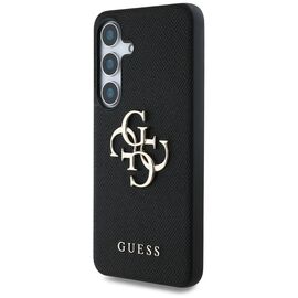 Guess Grained Big 4G Logo Small Classic Logo case for Samsung Galaxy S25 Plus black | Techbox